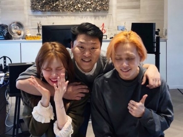 Bergabung di Satu Agensi, Psy Sebut HyunA dan Hyojong Siap Kompetisi Sebagai Solois