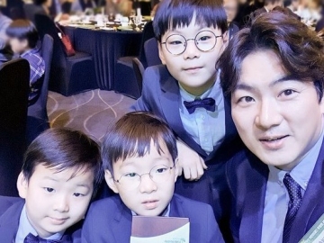 Hadir Bersama Ketiga Anaknya, Song Il Gook Didapuk Jadi Duta Kehormatan ChildFund Korea