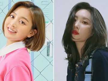 Wajah Manyun Jihyo Twice di Foto Ini Malah Bikin Sunmi Kenang Masa Lalu