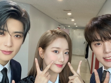 Lagi-Lagi Foto Bareng, Keakraban Naeun, Minhyuk dan Jaehyun Bikin Gemas