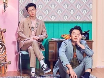 Perdana Main TikTok, Sehun EXO Gandeng Chanyeol Bikin Fans Histeris