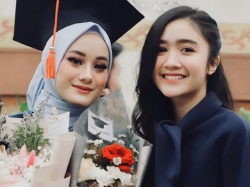 Febby Rastanty Tulis Ucapan 'Iri' di Potret Bareng Dinda Hauw dan Rey Mbayang