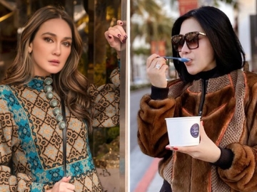 7 Adu Gaya Luna Maya dan Syahrini Pakai Outfit Mirip, Mau Tiru Siapa?