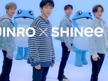   Jadi Bintang Iklan Soju, SHINee Makin Keren 