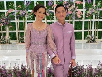 Sarah Menzel Tampil Anggun di Nikahan Aurel-Atta, Disebut Mirip Maudy Ayunda dan Beby Tsabina