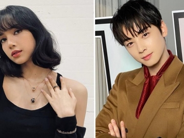 Sesama Idola, Lisa BLACKPINK dan Cha Eun Woo Kelewat Menawan di Pameran Bulgari