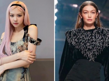 Tak Kaleng-kaleng, Rose BLACKPINK Pamer Kedekatan dengan Gigi Hadid dan Talia Ryder