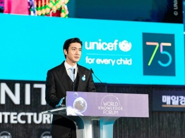 Wakili UNICEF, Siwon Bicara Soal Lindungi Anak-Anak dari Bahaya Internet di 'World Knowledge Forum'