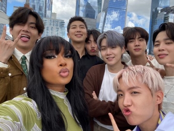 Usai Kolab Remix 'Butter', BTS-Megan Thee Stallion Akhirnya Hangout Bareng di New York