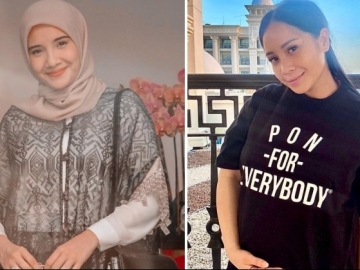 Zaskia Sungkar dan Nagita Slavina Pakai Sandal Sama, Harganya Ternyata Tak Kaleng-kaleng