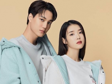 Heboh Lagi, Kai EXO Rangkul IU untuk Promosi Bareng Blackyak