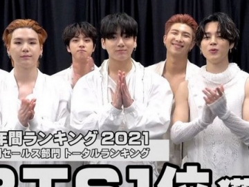 Samai DBSK, Omset Musik BTS Tertinggi di Oricon 2021