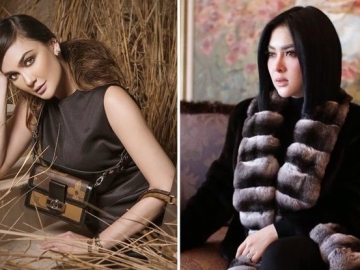 Gaya Selangit 'Jiplak' Luna Maya, Syahrini Malah Kepergok Pakai Cardigan KW?