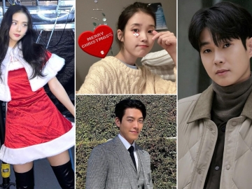 10 Potret Seleb Korea Meriahkan Momen Natal, Ada yang Borong Hadiah untuk Keponakan