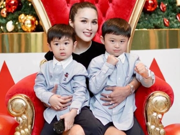 Anak-Anak Sandra Dewi Dapat Segunung Kado Natal, Isinya Bikin Iri