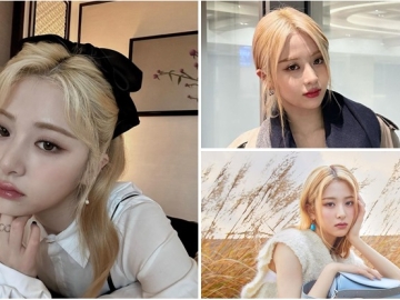 Warna Rambut Jadi Perbincangan, Intip 10 Potret Stylish Huh Yunjin LE SSERAFIM dengan Blonde Hair