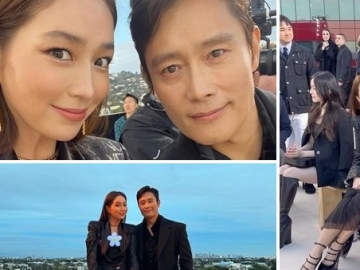 Gorgeous Sepanjang Masa, Intip 7 Potret Lee Byung Hun & Lee Min Jung Hadiri Fashion Show