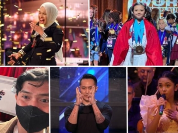 Putri Ariani Raih Golden Buzzer 'AGT', 9 Potret Artis Pernah Ikuti Kompetisi Luar Negeri