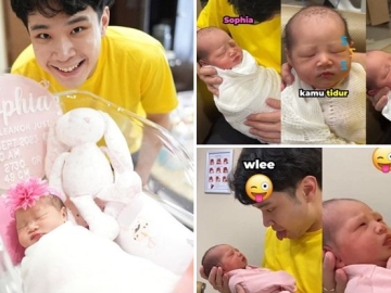 'Saingan' Rafathar Lahir, 7 Potret Sophia Anak Sisca Kohl dan Jess No Limit