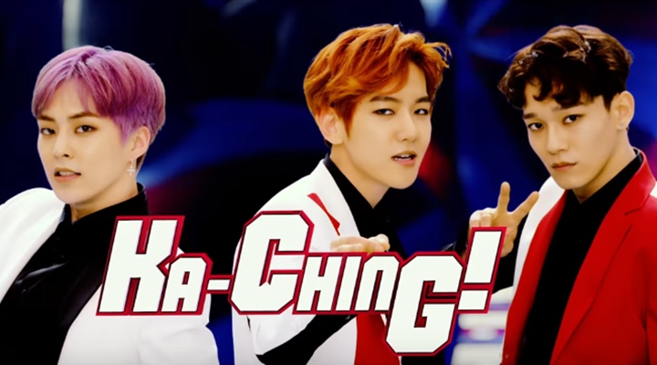 Foto: Jelang Debut Resmi di Jepang, EXO-CBX Mendadak Rilis MV Pendek 'Ka-CHING!