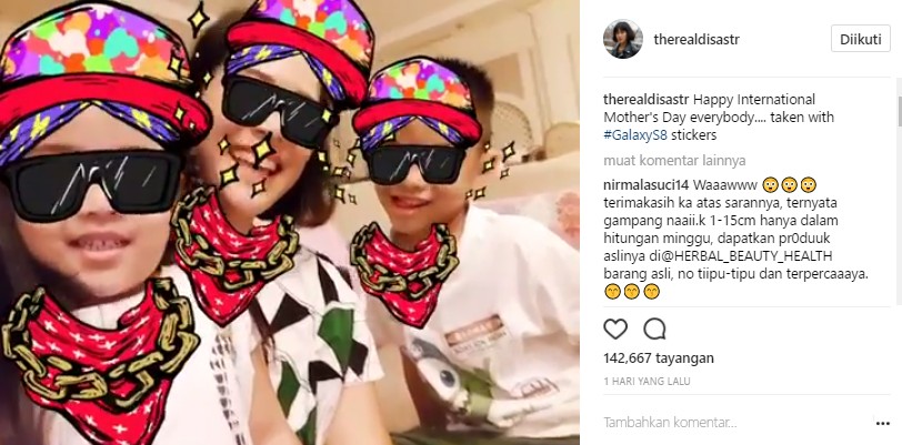 Rayakan Hari Ibu, 6 Artis Indonesia Ini Posting Foto 