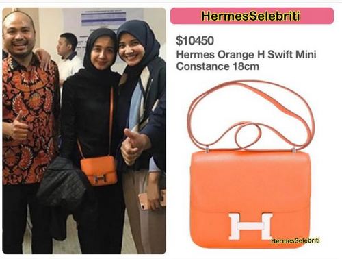 Hermes Orange H Swift Mini Constance 18cm Milik Laudya Cynthia Bella