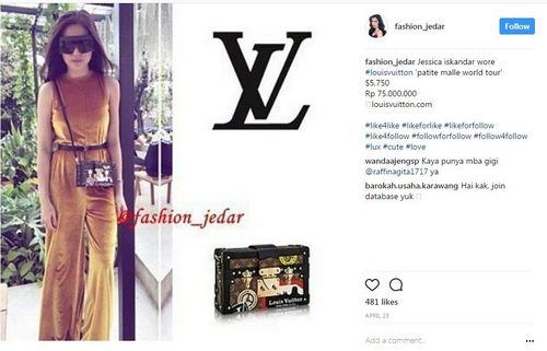 Tas Louis Vuitton Milik Jessica Iskandar