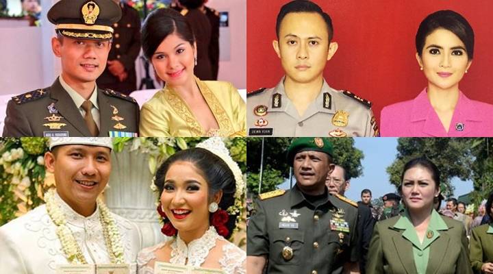 Foto: Terpesona Gagahnya Pria Berseragam, 5 Seleb Indo Cantik Ini Jatuh ke Pelukan Anggota TNI POLRI