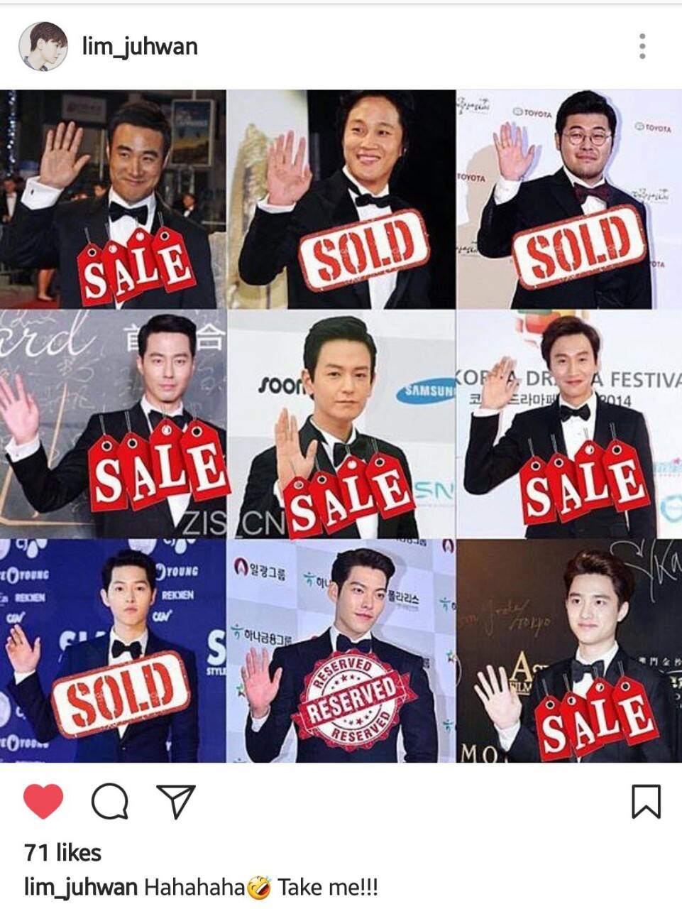 Lim Ju Hwan Hapus Postingan Member Geng Aktor Ganteng Yang Masih