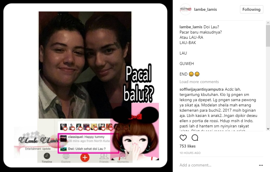 Foto Mesra Tersebar, Inikah Pacar Baru Sheila Marcia?