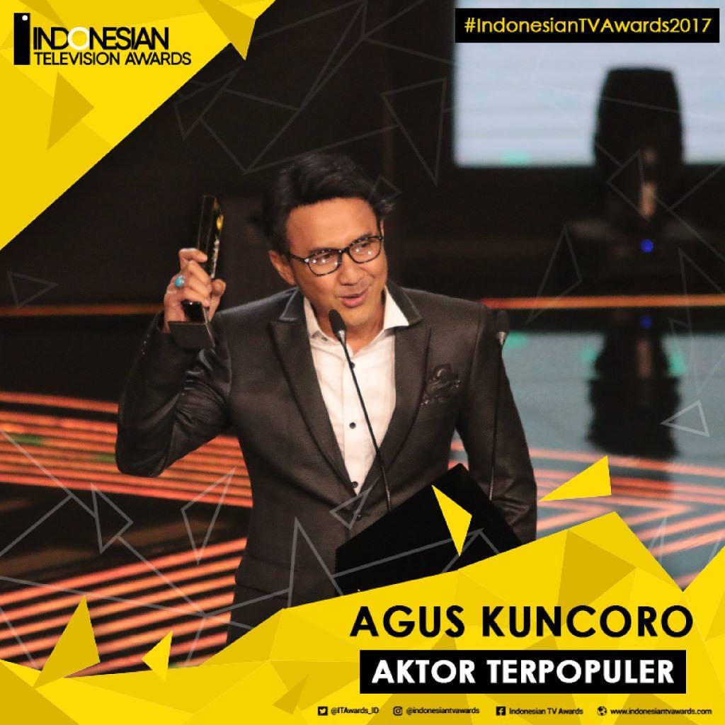 Gelar Aktor Terpopuler Dibawa Pulang oleh Agus Kuncoro