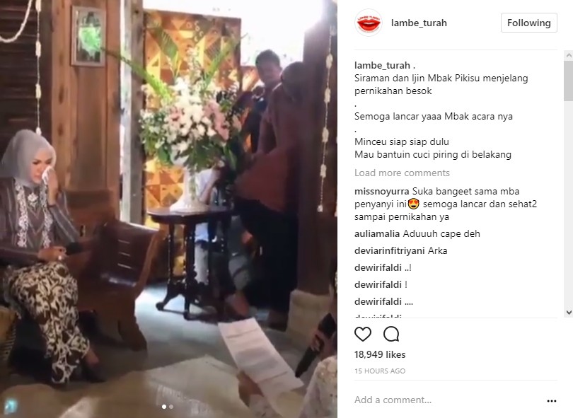 Menikah di Bulan Suro Vicky Shu Buat Netter Heran