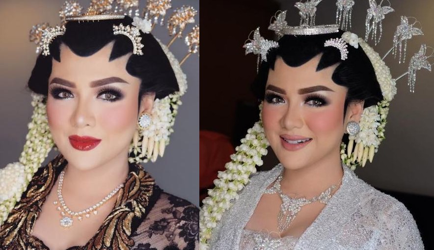 Riasan Nikah Vicky Shu Dipuji Lebih Baik Daripada Makeup 