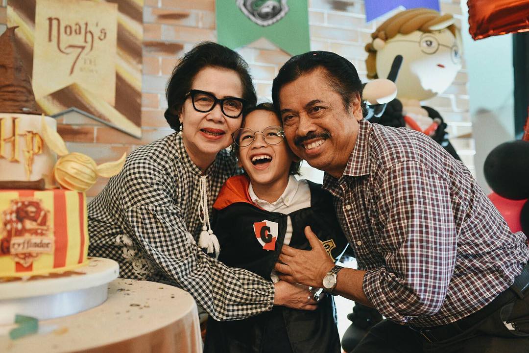 FOTO: Noah Sinclair Ulang Tahun ke-7, Bunga Citra Lestari