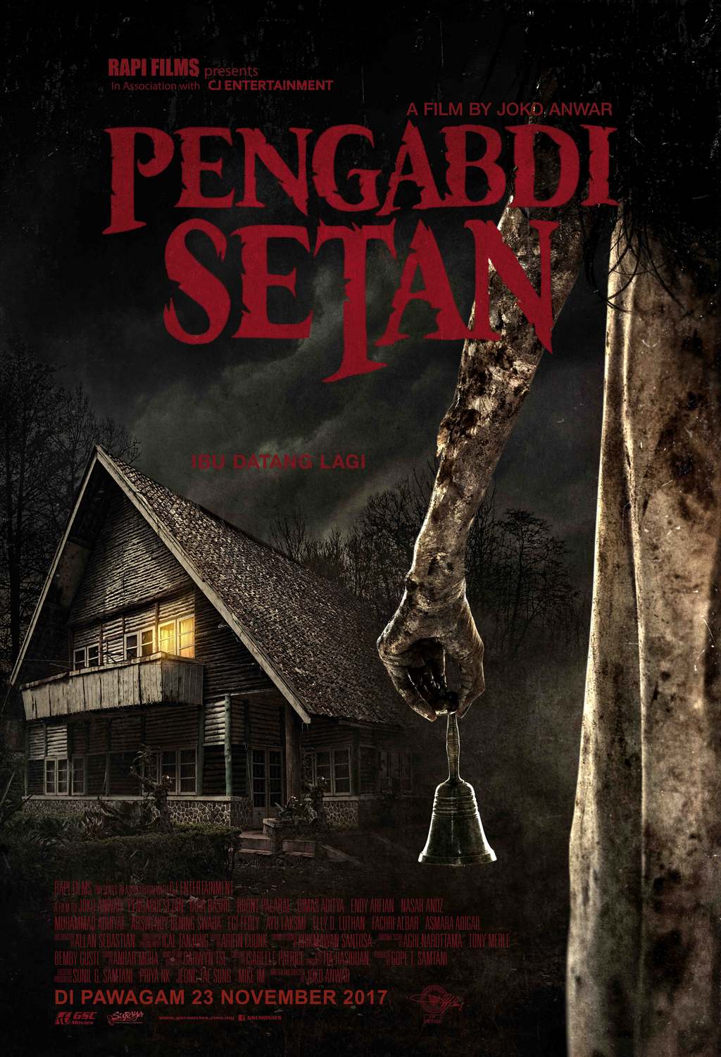 Go Internasional, 'Pengabdi Setan' Rilis Poster Resmi 