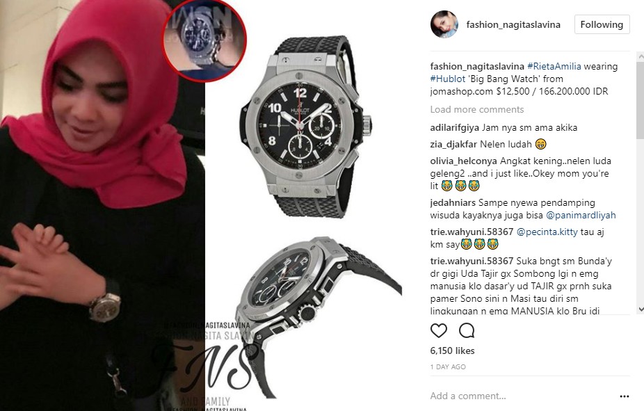 Pakai Jam Tangan Seharga Rumah, Ibu Nagita Slavina Ini Pakai Jam Tangan Seharga Rumah, Ibu Nagita Slavina Ini