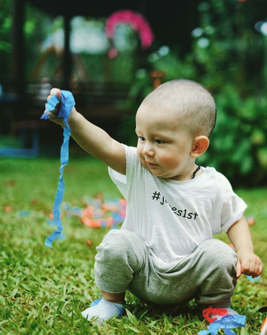 FOTO: Perayaan Ulangtahun Baby James, Anak Dahlia Poland 
