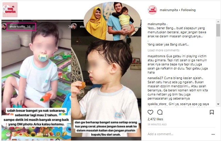 Stuart Tak Bisa Bertemu Anak