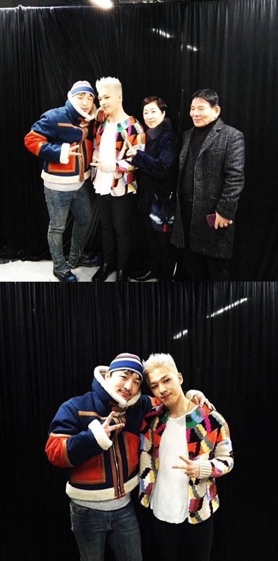 Foto Taeyang Big Bang Bersama Keluarganya
