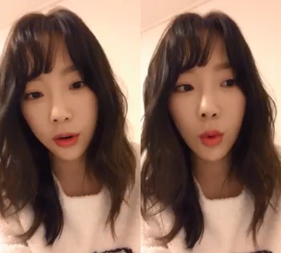 Instagram Live Tae Yeon SNSD