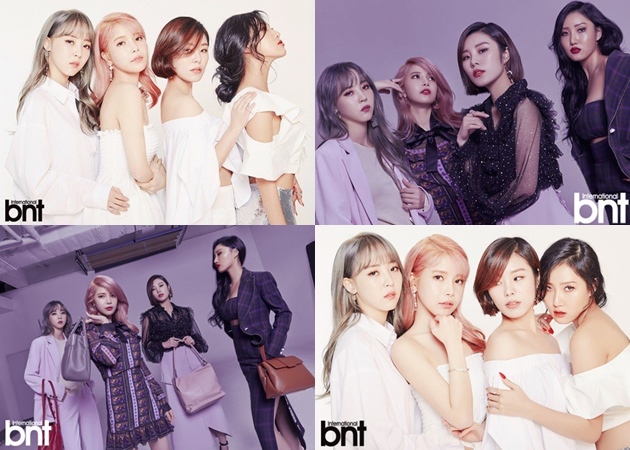 Pemotretan Mamamoo Bersama International bnt