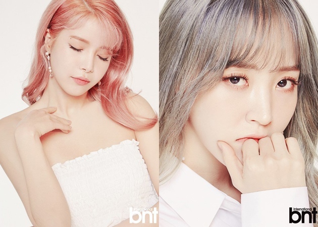 Pemotretan Solar dan Moonbyul Mamamoo