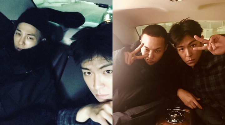 G-Dragon Foto Selfie Bareng T.O.P Sebelum Resmi Berangkat Wajib Militer