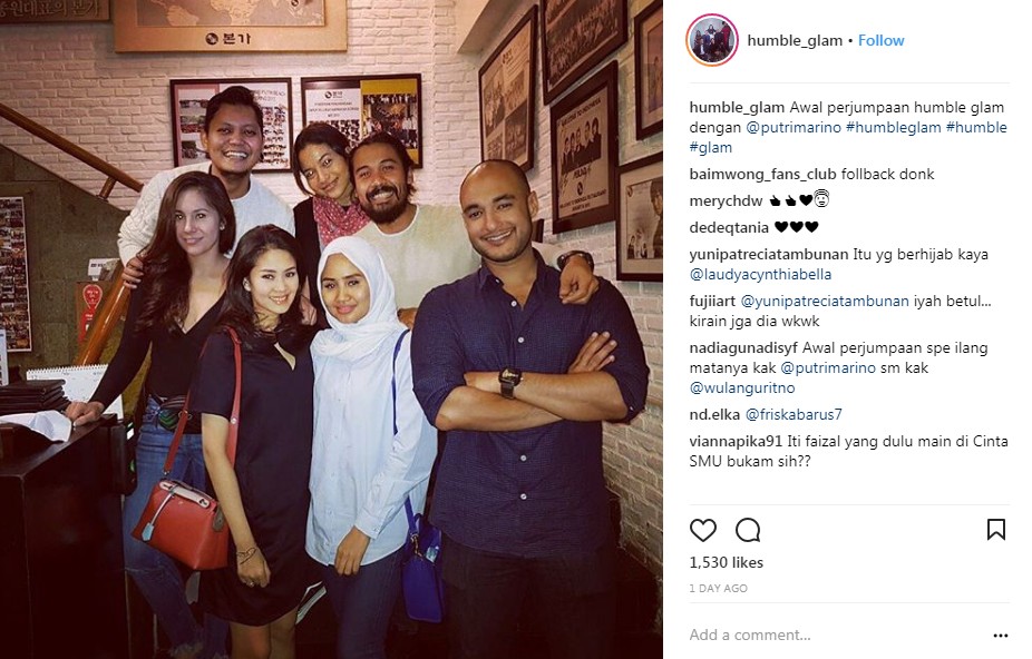 Pertemuan Pertama Anggota Geng \'Humble Glam\' dengan Putri Marino