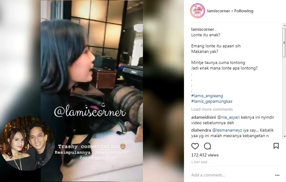 Angie Ang Singgung Soal Wanita Tunasusila
