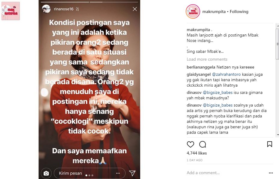 Dituding Nyinyir Pasca Tampil dengan Konde Begini Jawaban Dituding Nyinyir Pasca Tampil dengan Konde Begini Jawaban