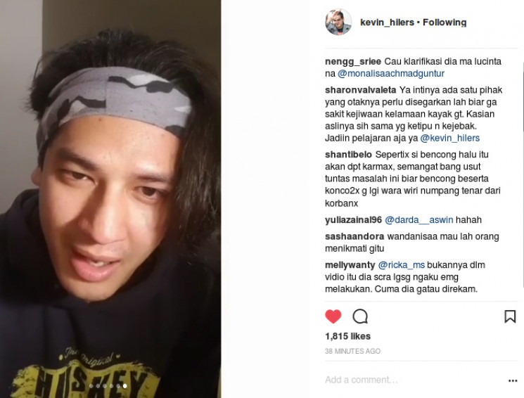 Lucinta Luna Kevin Hiller Video Pron - Beredar Video Ciuman dengan Lucinta Luna, Kevin Hillers Merasa Dijebak