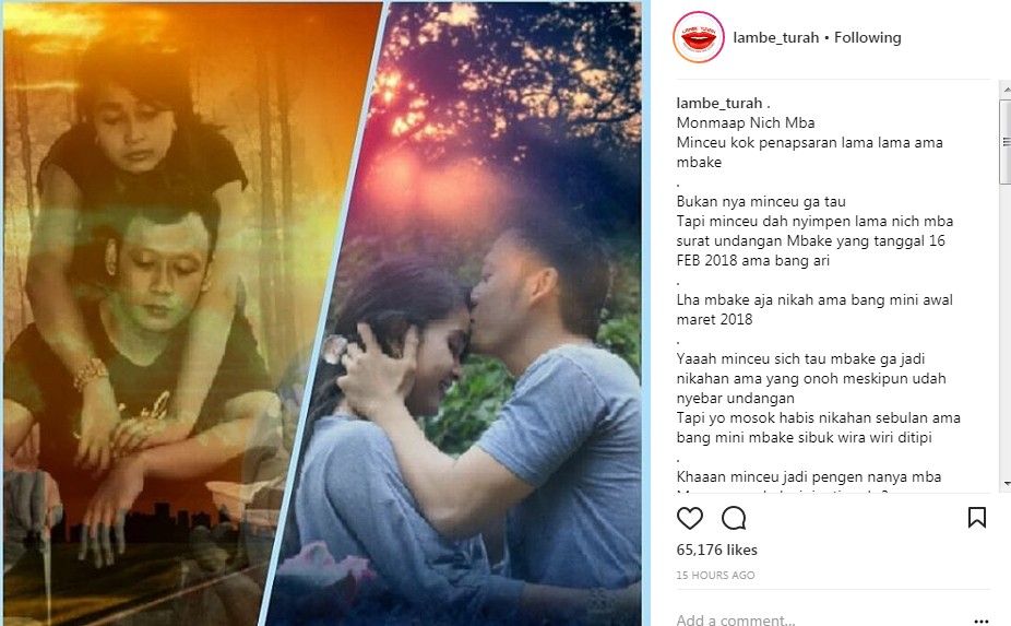 Foto Mesra Rahandini dengan Pria yang Diduga Bernama Ari