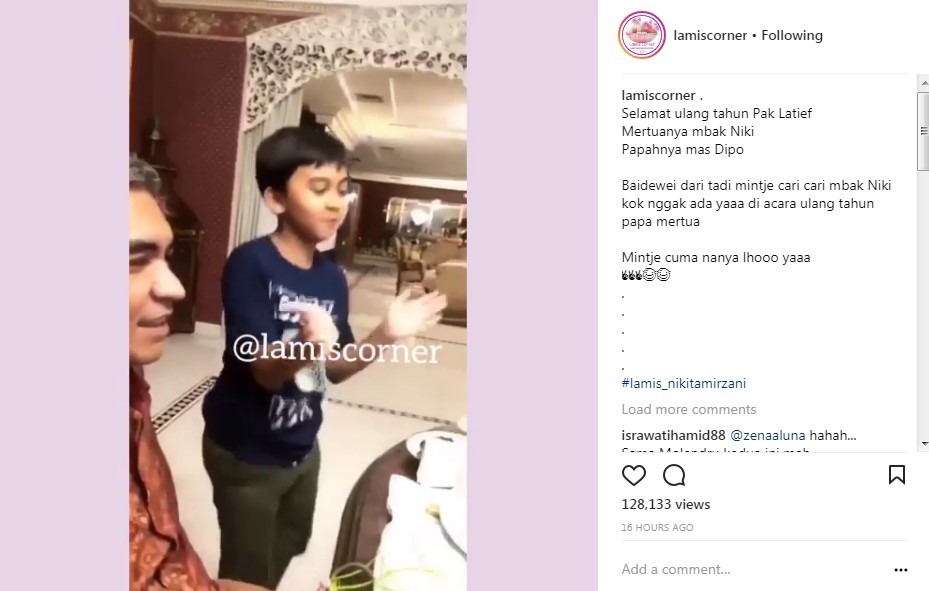 Suasana Perayaan Ultah Ayah DIpo Latief