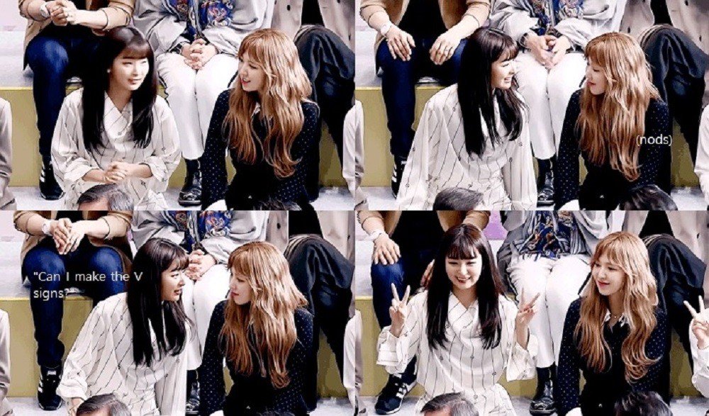 Interaksi Seulgi dan Wendy